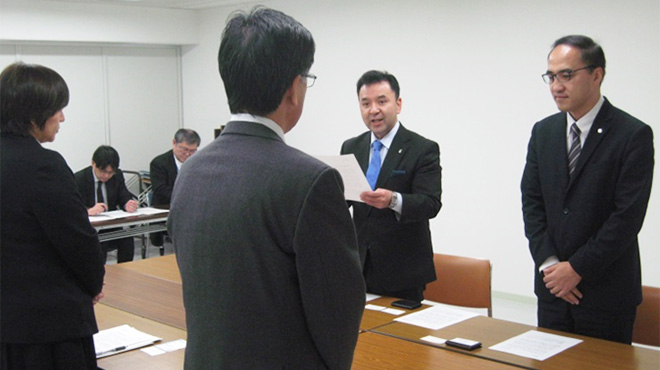 幸福実現党が北海道知事に「北方領土問題の解決と日露経済交流の進展」を要請